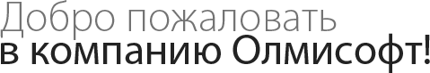 Добро пожаловать в компанию Олмисофт - разработка сайтов!