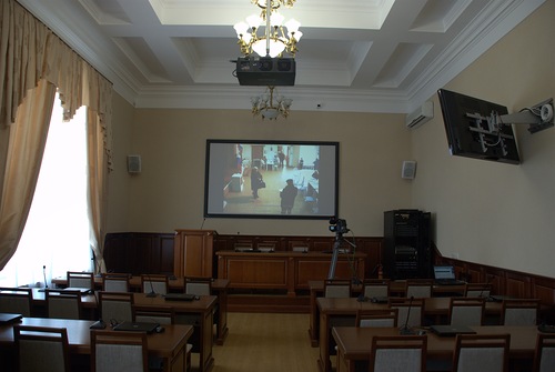 Информационный центр 2010 - Трансляция с избирательных участков в малом зале мэрии